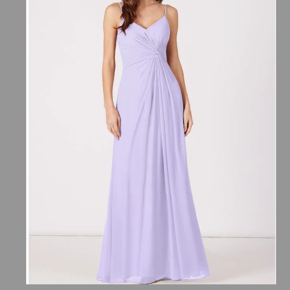 Azazie Aubrielle Lilac Bridesmaid Dress